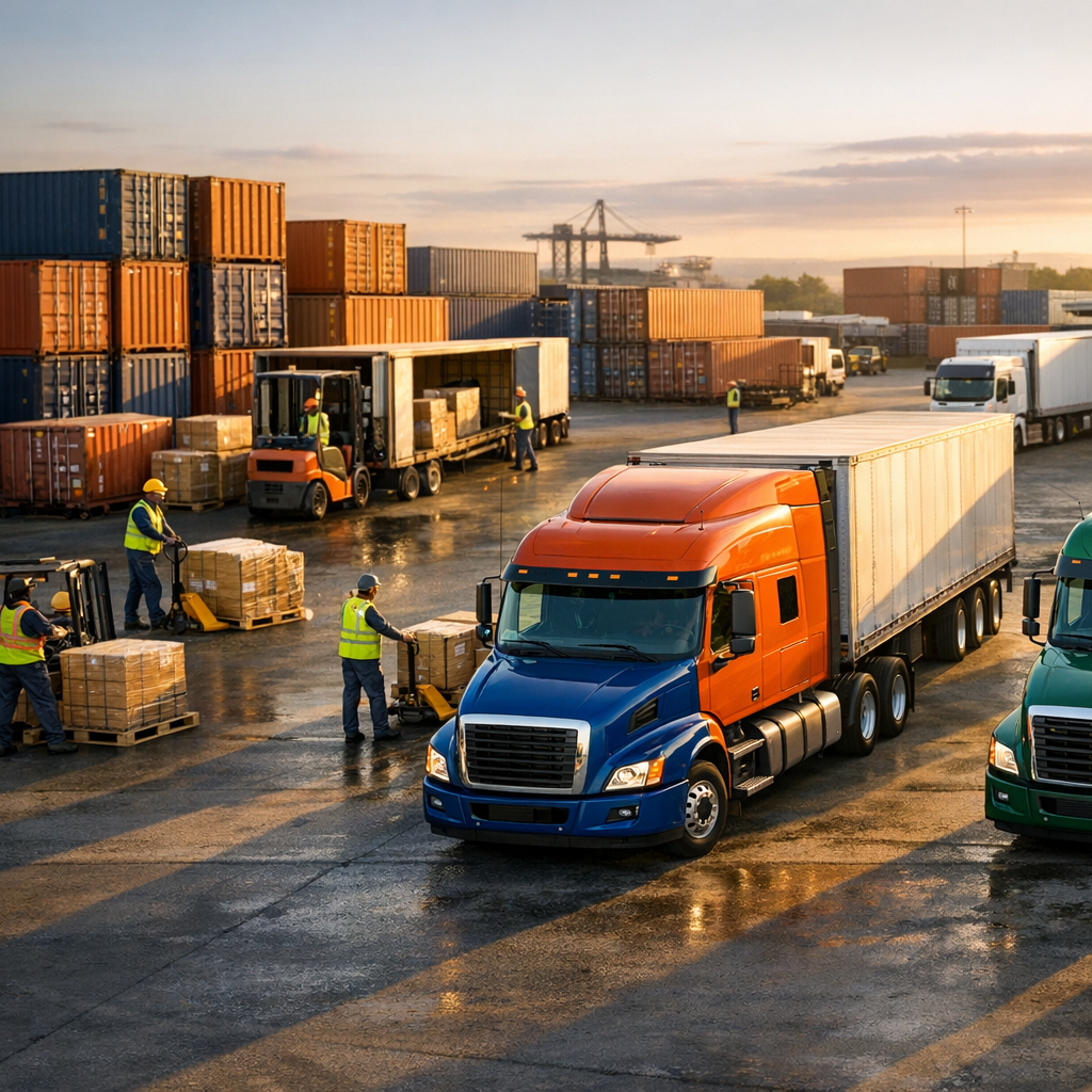 Logistik Transport 1x1 Square Image